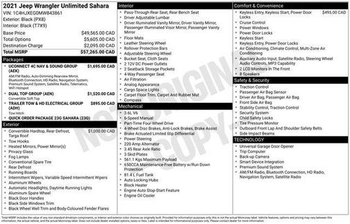 2021 Jeep Wrangler Unlimited Sahara
