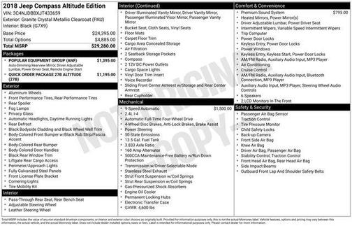 2018 Jeep Compass Altitude