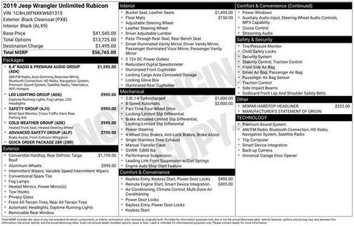 2019 Jeep Wrangler Unlimited Rubicon