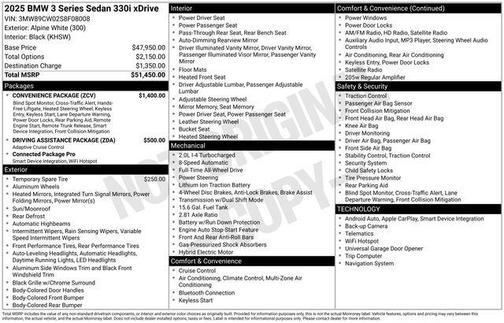 2025 BMW 330 i xDrive