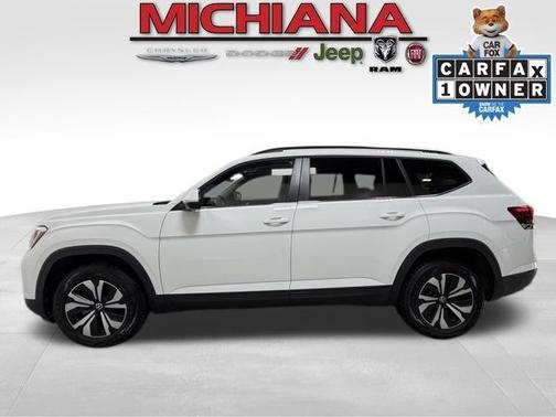 Pure White 2024 Volkswagen Atlas 2.0T SE