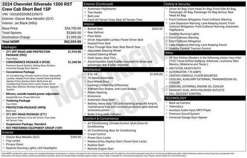 2024 Chevrolet Silverado 1500 RST