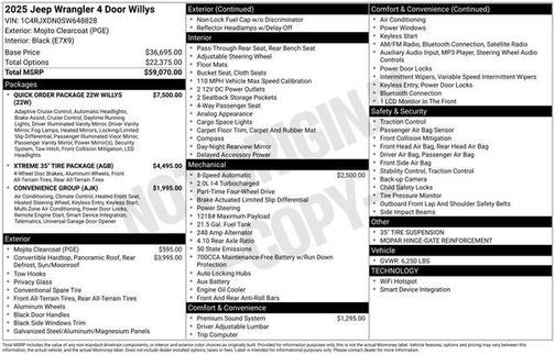 2025 Jeep Wrangler Sport