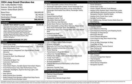 2024 Jeep Grand Cherokee 4xe Base