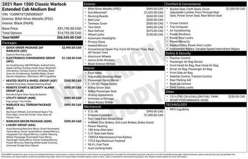 2021 RAM 1500 Classic SLT
