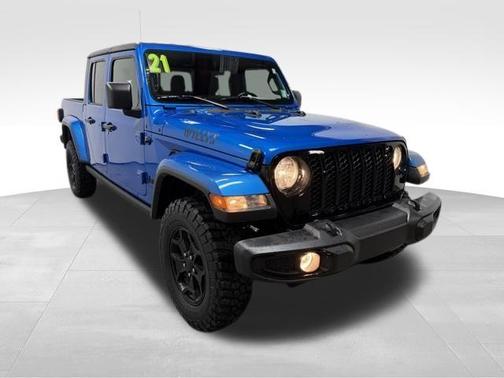 Hydro Blue Pearlcoat 2021 Jeep Gladiator Sport