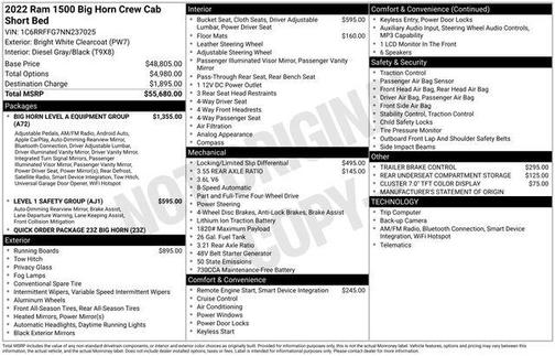 2022 RAM 1500 Big Horn