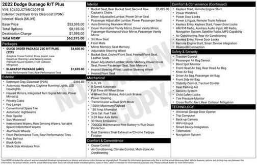 2022 Dodge Durango R/T