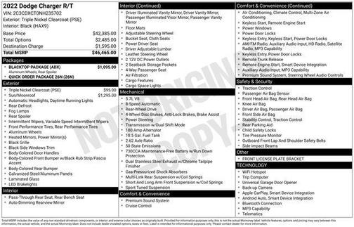 2022 Dodge Charger R/T