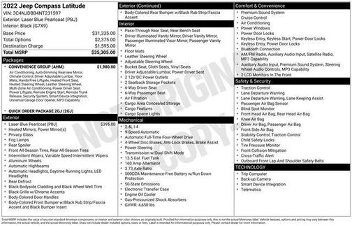 2022 Jeep Compass Latitude