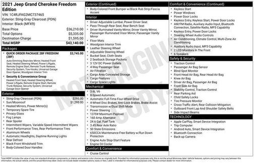 2021 Jeep Grand Cherokee Laredo
