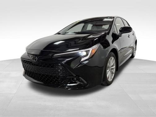 Midnight Black Metallic 2024 Toyota Corolla Hatchback SE
