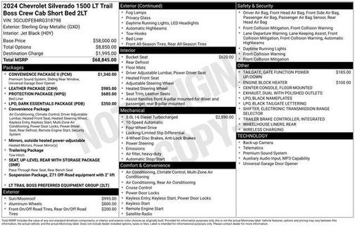2024 Chevrolet Silverado 1500 LT Trail Boss