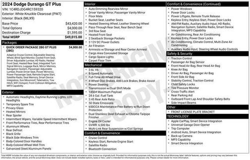 2024 Dodge Durango GT