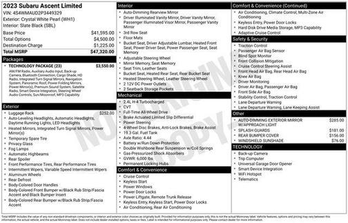 2023 Subaru Ascent Limited 7-Passenger
