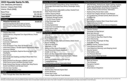 2023 Hyundai SANTA FE SEL
