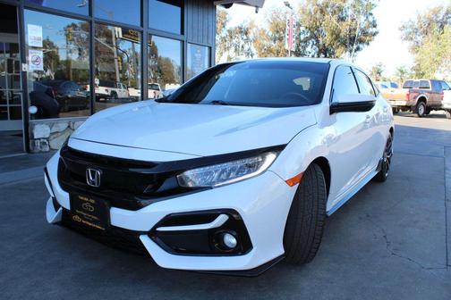 Platinum White Pearl 2021 Honda Civic Sport Touring