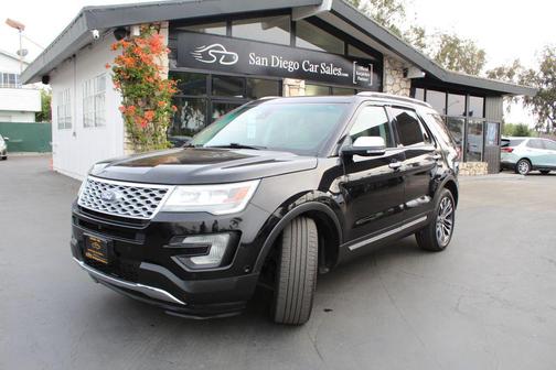 Shadow Black 2016 Ford Explorer Platinum