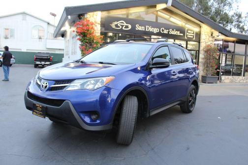 Blue Crush Metallic 2015 Toyota RAV4 LE