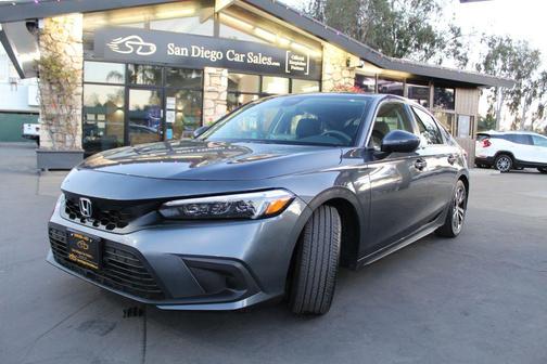 Meteorite Gray Metallic 2023 Honda Civic LX