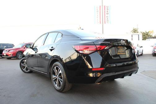 Super Black 2021 Nissan Sentra SV