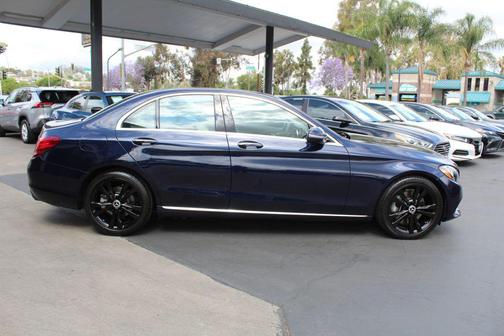 Blue 2018 Mercedes-Benz C-Class C 300 Sedan 4D