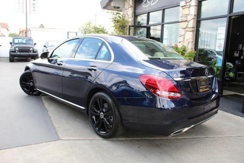 Blue 2018 Mercedes-Benz C-Class C 300 Sedan 4D
