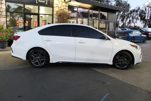 Clear White 2021 Kia Forte GT-Line