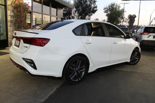 Clear White 2021 Kia Forte GT-Line