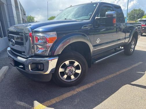 Dark Blue Pearl Metallic 2011 Ford F-350 Lariat Super Duty