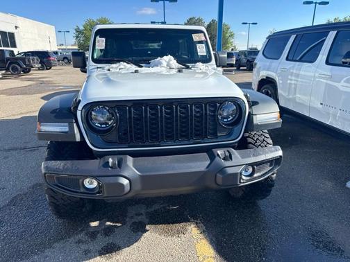Bright White Clearcoat 2025 Jeep Wrangler 4xe Sport