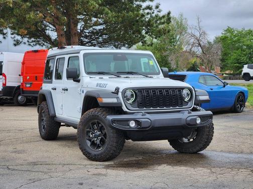 Bright White Clearcoat 2025 Jeep Wrangler 4xe Sport