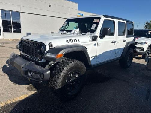 Bright White Clearcoat 2025 Jeep Wrangler 4xe Sport