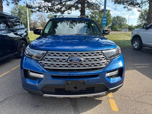 Blue Metallic 2021 Ford Explorer Limited