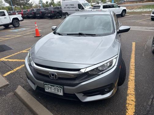 Silver 2016 Honda Civic EX-T