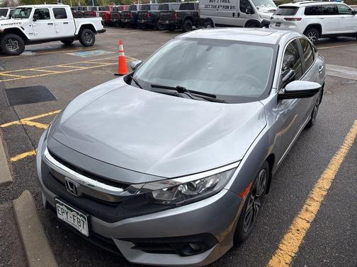 Silver 2016 Honda Civic EX-T
