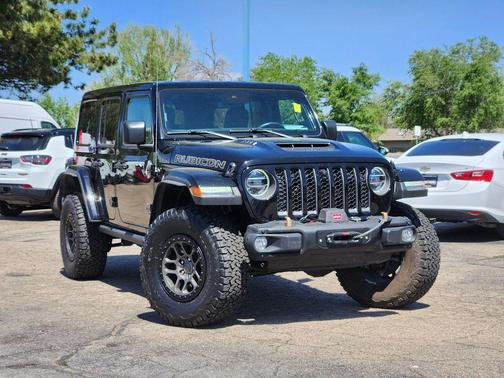 Black Clearcoat 2022 Jeep Wrangler Unlimited Rubicon 392