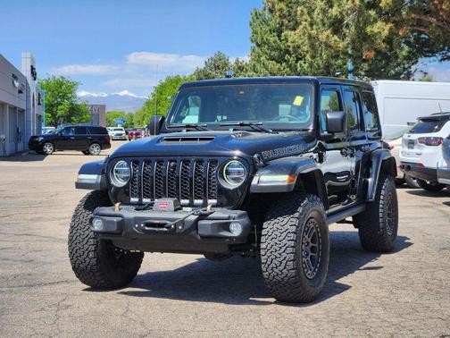 Black Clearcoat 2022 Jeep Wrangler Unlimited Rubicon 392