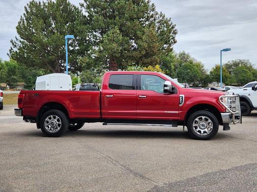 Red Metallic 2022 Ford F-350 Lariat Super Duty