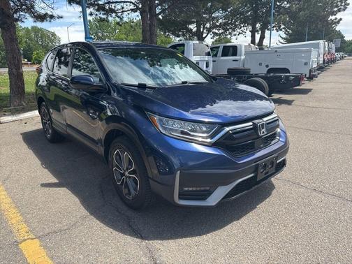 Obsidian Blue Pearl 2020 Honda CR-V Hybrid EX-L