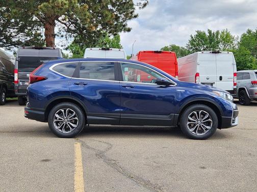 Obsidian Blue Pearl 2020 Honda CR-V Hybrid EX-L