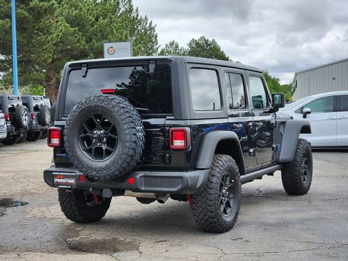 Black Clearcoat 2025 Jeep Wrangler 4xe Sport