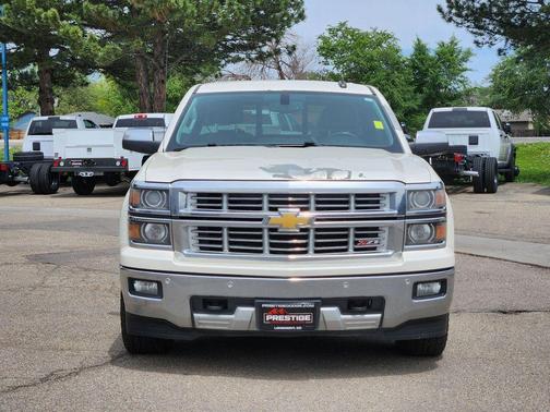 White Diamond Clearcoat 2015 Chevrolet Silverado 1500 LTZ