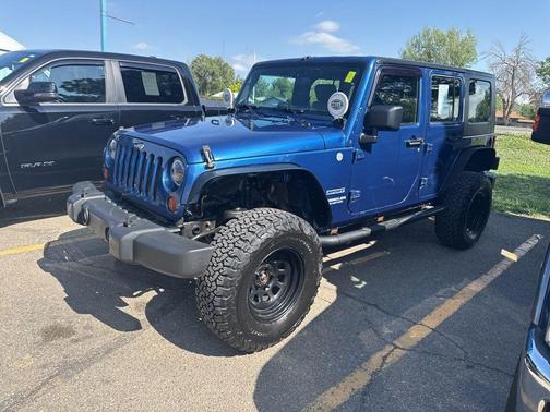 Deep Water Blue Pearlcoat 2010 Jeep Wrangler Unlimited Sport