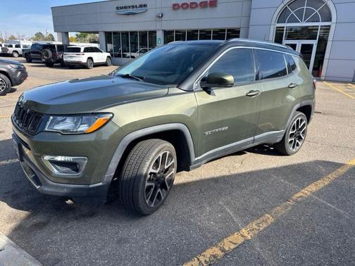 Olive Green Pearlcoat 2017 Jeep Compass Limited