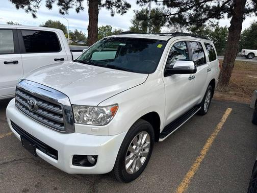 Blizzard Pearl 2016 Toyota Sequoia Platinum