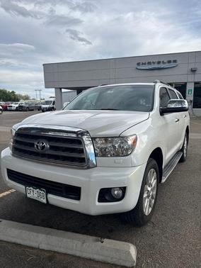 Blizzard Pearl 2016 Toyota Sequoia Platinum