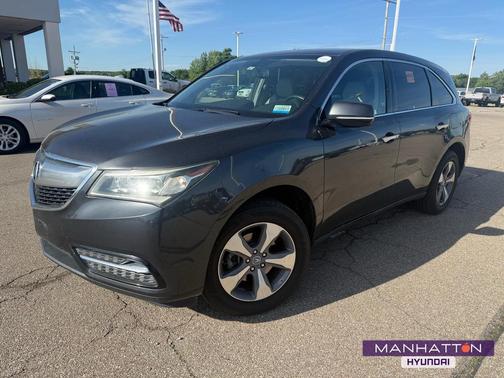 Crystal Black Pearl 2014 Acura MDX 3.5L