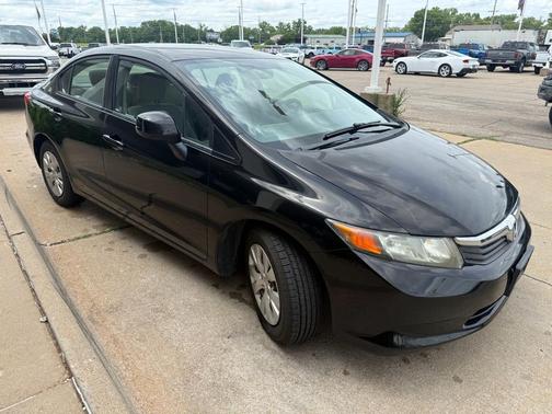 Crystal Black Pearl 2012 Honda Civic LX