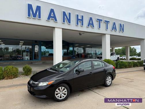 Crystal Black Pearl 2012 Honda Civic LX